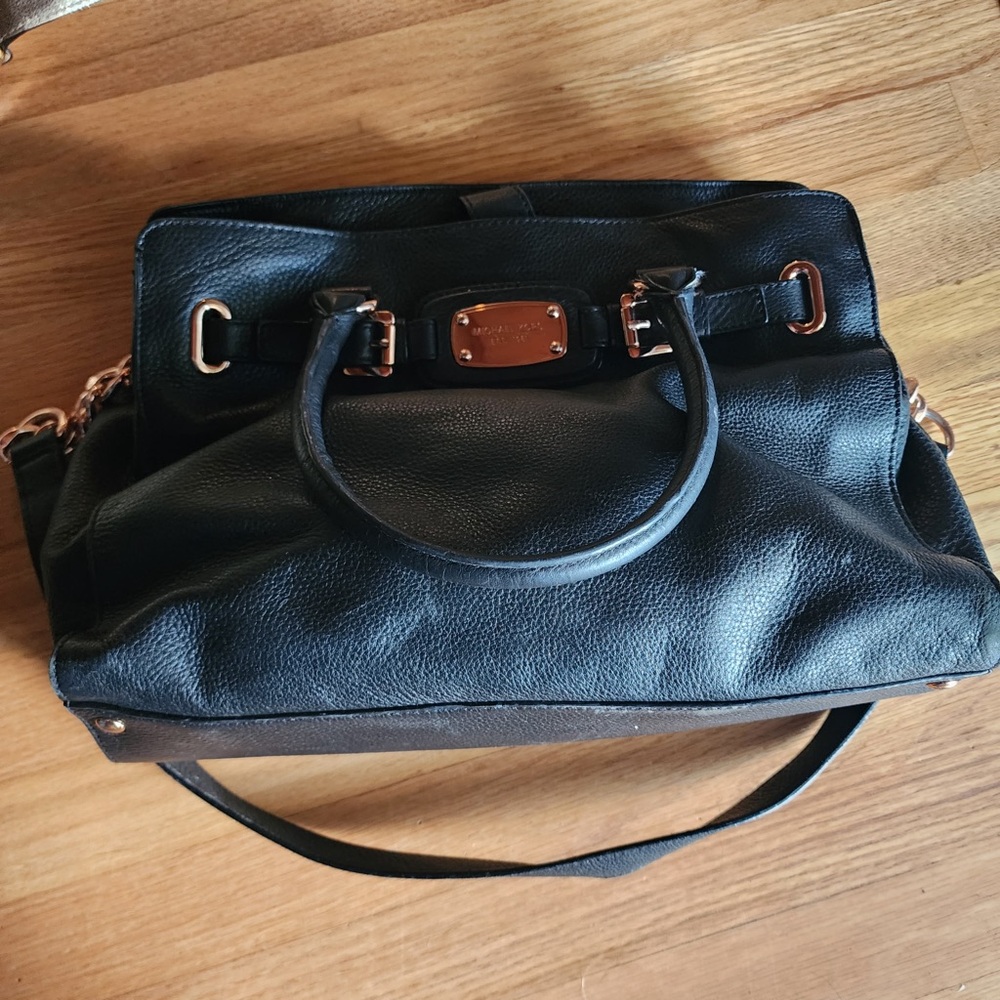 MICHAEL Michael Kors Blue Satchel with Versatile Carrying Options